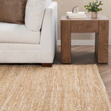 Atherton Jute Rug, Natural/Ivory