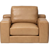 Axel Leather Swivel Chair, Landry Fawn-Furniture - Chairs-High Fashion Home