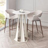 Axis Bar Table, White