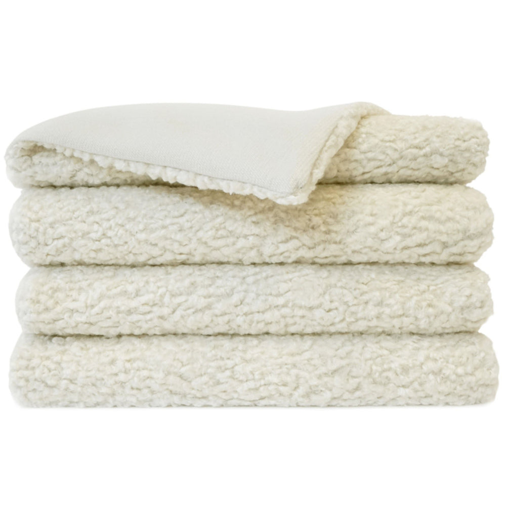 Poodle QS Throw, Ivory
