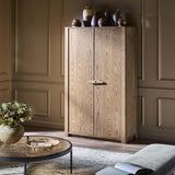 Bedford Cabinet, Warm Natural Oak by Four Hands-Furniture - Storage-High Fashion Home