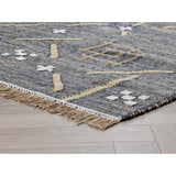Belfast Caviar Rug, Black Multi-Rugs1-High Fashion Home