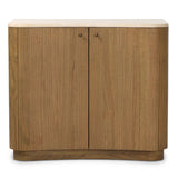 Boa Small Cabinet, Sandy Mindi by Four Hands-Furniture - Storage-High Fashion Home