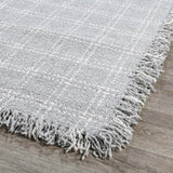 Bradbury Rug, Check Pearl/Gray
