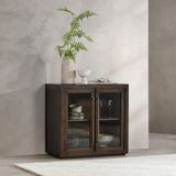 Bradley 2 Door Cabinet, Landmark Brown