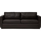 Bronson Leather Sofa, Lewis Nougat-Furniture - Sofas-High Fashion Home
