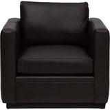 Bronson Leather Swivel Chair, Lewis Nougat-Furniture - Chairs-High Fashion Home