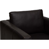 Bronson Leather Swivel Chair, Lewis Nougat-Furniture - Chairs-High Fashion Home