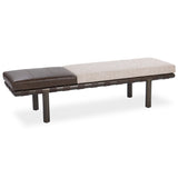 Brooklyn Accent Bench, Coco Latte