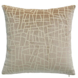 Castle Hill Tivoli Shattered Pillow, Beige-Accessories-High Fashion Home