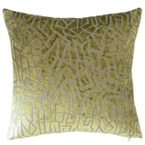 Castle Hill Tivoli Lines Pillow, Green-Accessories-High Fashion Home