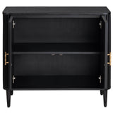 Camden Cabinet, Black-Furniture - Storage-High Fashion Home