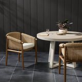 Cambrie Outdoor Dining Chair, Arashi Salt, Set of 2 by Four Hands