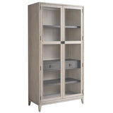 Canseco Display Cabinet, Rolling Fog-Furniture - Storage-High Fashion Home
