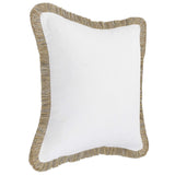 Cara Pillow, Ivory/Natural