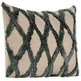 Caro Lumbar Pillow, Forest Green