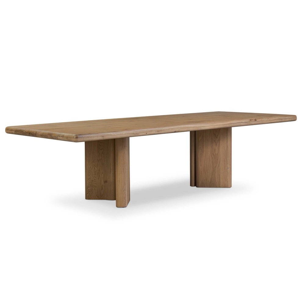 Castro 118" Dining Table, Natural by Four Hands-Furniture - Dining-High Fashion Home