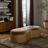 Celeste Accent Bench, Altair Mushroom-Furniture - Benches-High Fashion Home