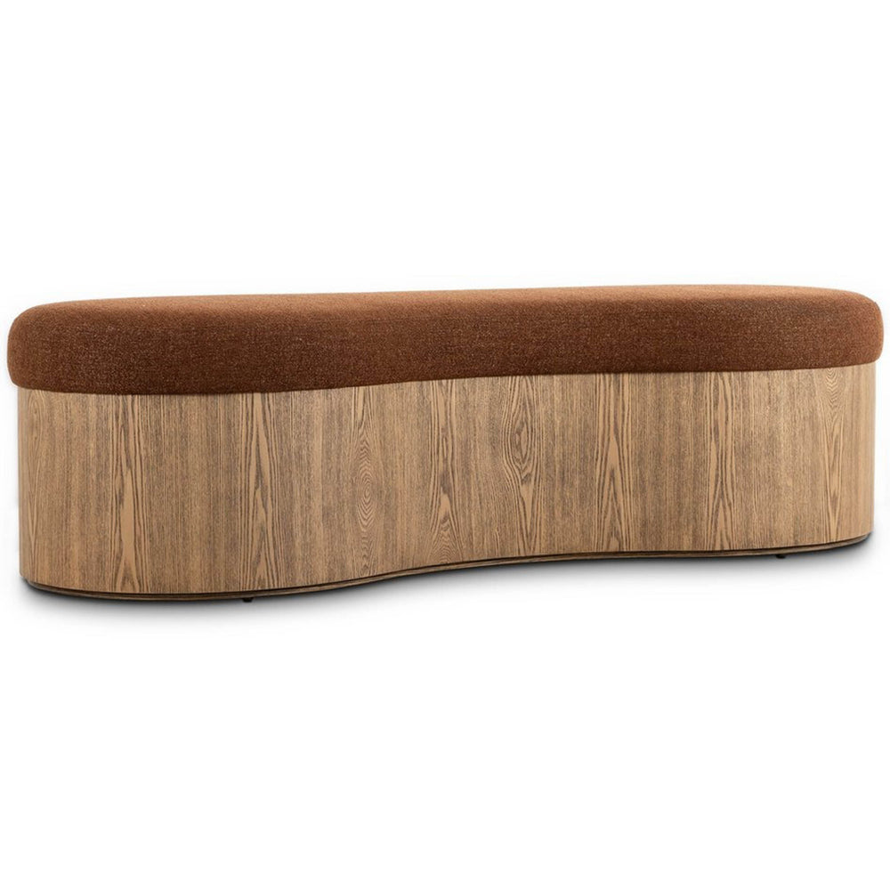 Celeste Accent Bench, Wayfarer Sienna by Four Hands