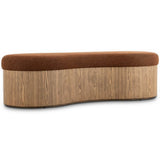 Celeste Accent Bench, Wayfarer Sienna by Four Hands