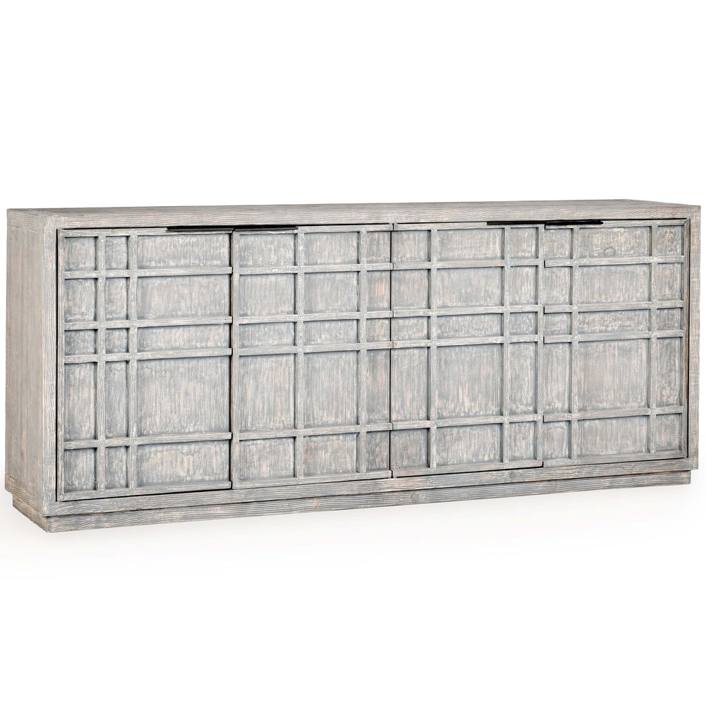 Chandler 4 Door Cabinet, Antique Blue