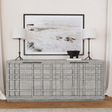 Chandler 4 Door Cabinet, Antique Blue