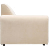 Claire Sofa, Athens Cream-Furniture - Sofas-High Fashion Home