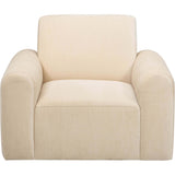 Claire Swivel Chair, Athens Cream-Furniture - Chairs-High Fashion Home