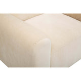 Claire Swivel Chair, Athens Cream-Furniture - Chairs-High Fashion Home