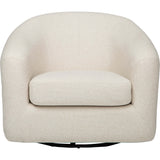 Clemente Swivel Chair, Lila Linen by Becki Owens-Furniture - Chair-High Fashion Home