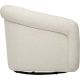Clemente Swivel Chair, Lila Linen by Becki Owens-Furniture - Chair-High Fashion Home