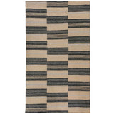 Colton Stripe Outdoor Rug, Charcoal Stripe-Rugs1-High Fashion Home