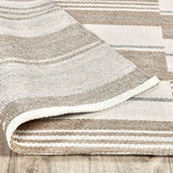 Colton Stripe Outdoor Rug, Ivory Stripe-Rugs1-High Fashion Home