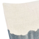 Cora Pillow, Natural/ Denim Blue