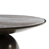 Corbett Small Coffee Table, Creamy Taupe Marble/Aged Bronze by Four Hands-Furniture - Accent Tables-High Fashion Home