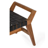 Cove Bench, Black-Furniture - Benches-High Fashion Home