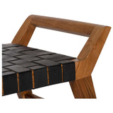 Cove Bench, Black-Furniture - Benches-High Fashion Home