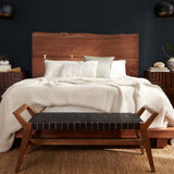 Cove Bench, Black-Furniture - Benches-High Fashion Home