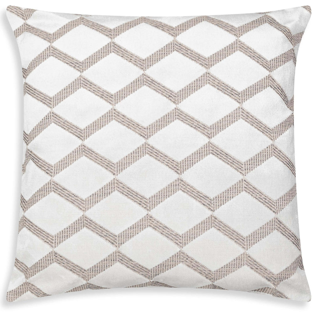 Aries Pillow, White-Accessories-High Fashion Home