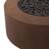 Damian Outdoor Propane Fire Table, Clay Concrete by Four Hands-Furniture - Outdoor-High Fashion Home