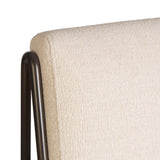 Decker Stool, Crypton Wayfarer Snow by Four Hands-Furniture - Dining-High Fashion Home
