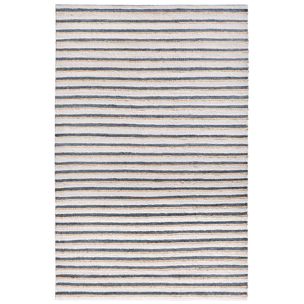 Del Mar Rug, Ivory/Aqua