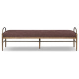 Demi Accent Bench, Laughlin Plum by Amber Lewis x Four Hands-Furniture - Benches-High Fashion Home