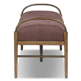 Demi Accent Bench, Laughlin Plum by Amber Lewis x Four Hands-Furniture - Benches-High Fashion Home