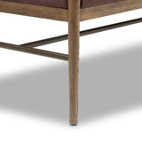 Demi Accent Bench, Laughlin Plum by Amber Lewis x Four Hands-Furniture - Benches-High Fashion Home
