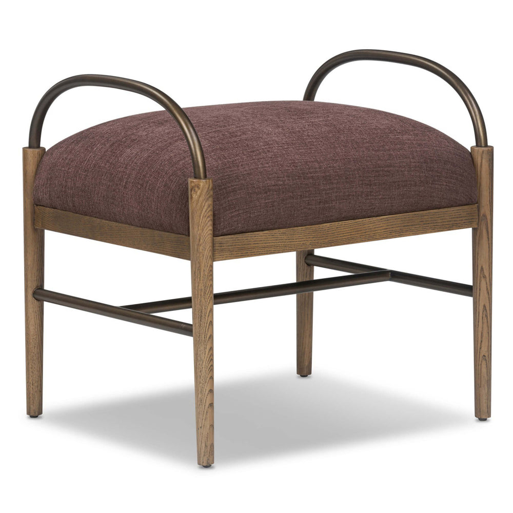 Demi Accent Stool, Laughlin Plum by Amber Lewis x Four Hands-Furniture - Chairs-High Fashion Home