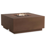 Donovan Outdoor Propane Fire Table, Clay Concrete by Four Hands-Furniture - Outdoor-High Fashion Home