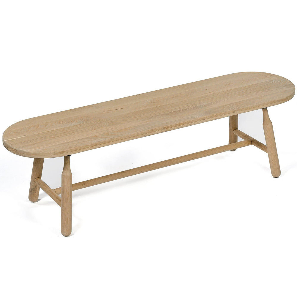 Dowel Dining Bench, Natural-Furniture - Dining-High Fashion Home