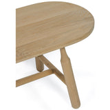 Dowel Dining Bench, Natural-Furniture - Dining-High Fashion Home