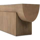 Elbert Console Table, Natural Oak by Four Hands